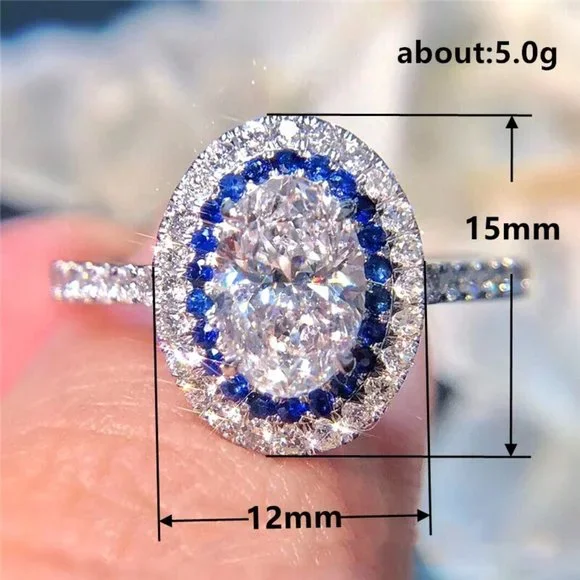 Trendy Jewelry for Women Micro Pave Crystal CZ Eternity Diamond, HA4620-6